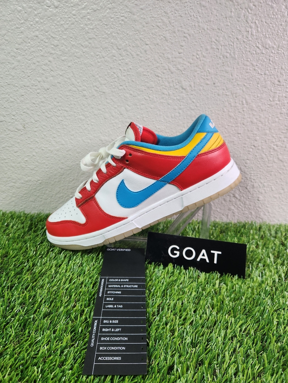Nike Dunk Low QS x LeBron James Fruity Pebbles M 10.5